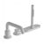 Baterie cada Hansgrohe Tecturis S din 3 elemente, montare pe cada, necesita corp sBox, alb mat