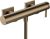 Baterie dus Hansgrohe Tecturis E, bronz periat