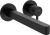 Baterie lavoar Hansgrohe Finoris cu pipa 228mm, montaj incastrat, necesita corp ingropat, negru mat