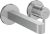 Baterie lavoar Hansgrohe Finoris cu pipa 168mm, montaj incastrat, necesita corp ingropat, crom