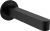 Pipa cada Hansgrohe Finoris 17.4cm, negru mat