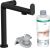 Baterie bucatarie Hansgrohe Aqittura M91 240 cu 3 cai si sistem filtrare, negru mat