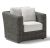 Fotoliu exterior Point Heritage, structura aluminiu, cadru gri, textil gri G2
