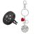 Set Maison Berger Ophelia The Little Treasures odorizant masina Gun Metal cu rezerva ceramica Liliflora + breloc