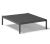Masuta cafea de exterior Point Origin, aluminiu, 90x103x30.5cm, gri gunmetal