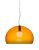 Suspensie Kartell FL/Y design Ferruccio Laviani, E27 max 15W LED, h33cm, portocaliu transparent