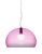 Suspensie Kartell FL/Y design Ferruccio Laviani, E27 max 15W LED, h33cm, rosu cardinal transparent