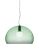 Suspensie Kartell FL/Y design Ferruccio Laviani, E27 max 15W LED, h33cm, verde salvie transparent