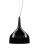 Suspensie Kartell E design Ferruccio Laviani, max 28W E14, h 20-220cm, negru mat