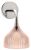 Aplica de perete Kartell E design Ferruccio Laviani, max 28W E14, d 13.5cm, roz transparent
