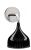 Aplica de perete Kartell E design Ferruccio Laviani, max 28W E14, d 13.5cm, negru mat