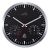 Ceas de perete NeXtime Weatherstation 25cm, statie meteo, negru