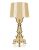 Veioza Kartell Bourgie design Ferruccio Laviani, E14 max 3x28W, d37cm, auriu metalizat