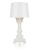 Veioza Kartell Bourgie design Ferruccio Laviani, E14 max 3x28W, d37cm, alb-auriu