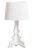 Veioza Kartell Bourgie design Ferruccio Laviani, E14 max 3x28W, d37cm, alb mat