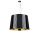 Suspensie Kartell Ge' design Ferruccio Laviani, E27 max 70W, h37cm, negru-auriu