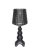Veioza Kartell Mini Kabuki design Ferruccio Laviani, LED 8.4W, h70cm,  negru opac