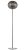Lampadar Kartell Planet design Tokujin Yoshioka, LED, d31cm, h160cm, fumuriu