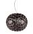 Suspensie Kartell Planet design Tokujin Yoshioka, LED, d31cm, h27cm, fumuriu