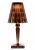 Veioza Kartell Big Battery design Ferruccio Laviani, LED 3W, h37.3cm, maro cola transparent