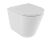 Set vas wc suspendat Besco Laax Ergo Rimless  si capac cu inchidere lenta, alb