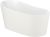 Cada ovala freestanding Roca Maui 150x70cm, Stonex, ventil click-clack, bej