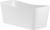 Cada freestanding Roca Maui Square 155x70cm, Stonex, ventil click-clack, alb