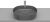 Lavoar tip bol Roca Inspira Round 500x370mm, fara orificiu baterie, fara preaplin, montare pe blat, onyx