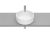 Lavoar tip bol Roca Inspira Round 370x37mm, fara orificiu baterie, fara preaplin, montare pe blat, alb mat