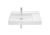 Lavoar Roca Inspira Square 800x490mm, montare pe mobilier, alb