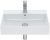 Lavoar Roca Inspira Square 600x490cm, montare pe mobilier, perla