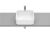 Lavoar tip bol Roca Inspira Square 370x370mm, fara orificiu baterie, fara preaplin, montare pe blat, alb mat