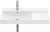Lavoar asimetric Roca Ona 80x46cm, orientare stanga, alb mat