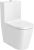 Vas wc Roca Inspira Round Rimless, back-to-wall, 375x645mm, alb