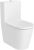 Vas wc Roca Inspira Round Rimless, back-to-wall, 375x645mm, alb mat