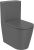 Vas wc Roca Inspira Round Rimless, back-to-wall, 375x645mm, onyx