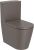 Vas wc Roca Inspira Round Rimless, back-to-wall, 375x645mm, cafea