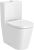 Vas wc Roca Inspira Round Rimless Compact, back-to-wall, 375x600mm, alb