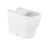 Vas wc Roca Tura Rimless back-to-wall, pentru rezervor asezat, 62.5x37.5cm, alb mat