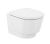 Vas wc suspendat Roca Tura Rimless, fixare ascunsa, 50x36cm, alb