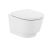 Vas wc suspendat Roca Tura Rimless, fixare ascunsa, 50x36cm, alb mat