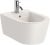 Bideu suspendat Roca Inspira Round 370x560cm, bej