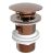 Ventil click-clack Roca pentru lavoare cu preaplin, Rose Gold
