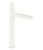 Baterie lavoar Roca NU XL, pentru lavoare tip bol, Cold Start, fara ventil, maneta stripes, Glossy White