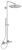 Coloana de dus Ideal Standard Ceratherm T125 cu baterie termostatata si palarie Round 300mm, crom