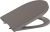 Capac wc Roca Inspira Round cu inchidere lenta si QuickRelease, cafea