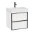 Set mobilier Roca Inspira cu lavoar si dulap baza cu doua sertare, 60cm, alb mat
