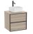 Dulap baza Roca Inspira pentru lavoare pe blat, doua sertare, 60cm, pin alb