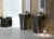 Lavoar free-standing Besco Assos Glam 40x50x85cm, compozit mineral, Graphite