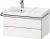 Dulap baza suspendat Duravit Aurena 784 x 492mm pentru lavoar, cu doua sertare, orientare stanga, inclus portprosop, alb mat